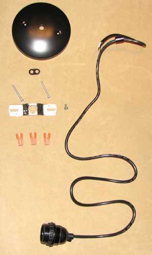 Hardwire Cord Kit w/Black Cord UL-listed