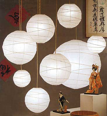 hanging paper ball lights