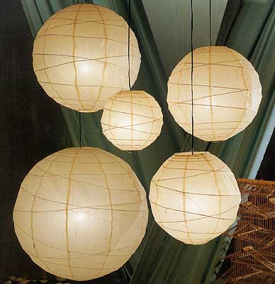 hanging paper lamp