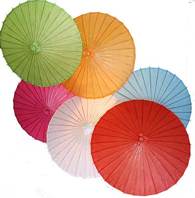 6pc. Value Pack Paper Umbrellas