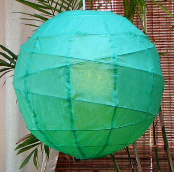 10PC Value-Pack MARU Paper Lantern In Green