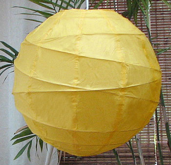 10PC Value-Pack MARU Paper Lantern In Golden Yellow