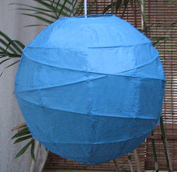 10PC Value-Pack MARU Paper Lantern In Blue