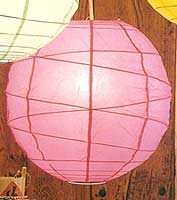 MARU Paper Lantern In Rose-Pink