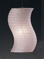 AMOEBA Paper Lantern In White