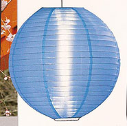 Even Ribbing Nylon Lantern In Light Blue