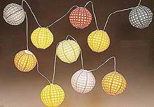 8inch Jumbo Dotted Round Party Light set