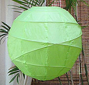10PC Value-Pack MARU Paper Lantern In Lime Green