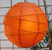 10PC Value-Pack MARU Paper Lantern In Orange